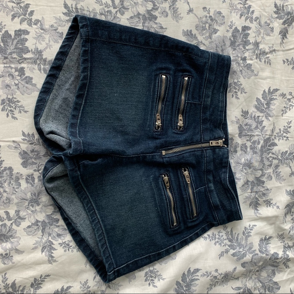 Denim shorts